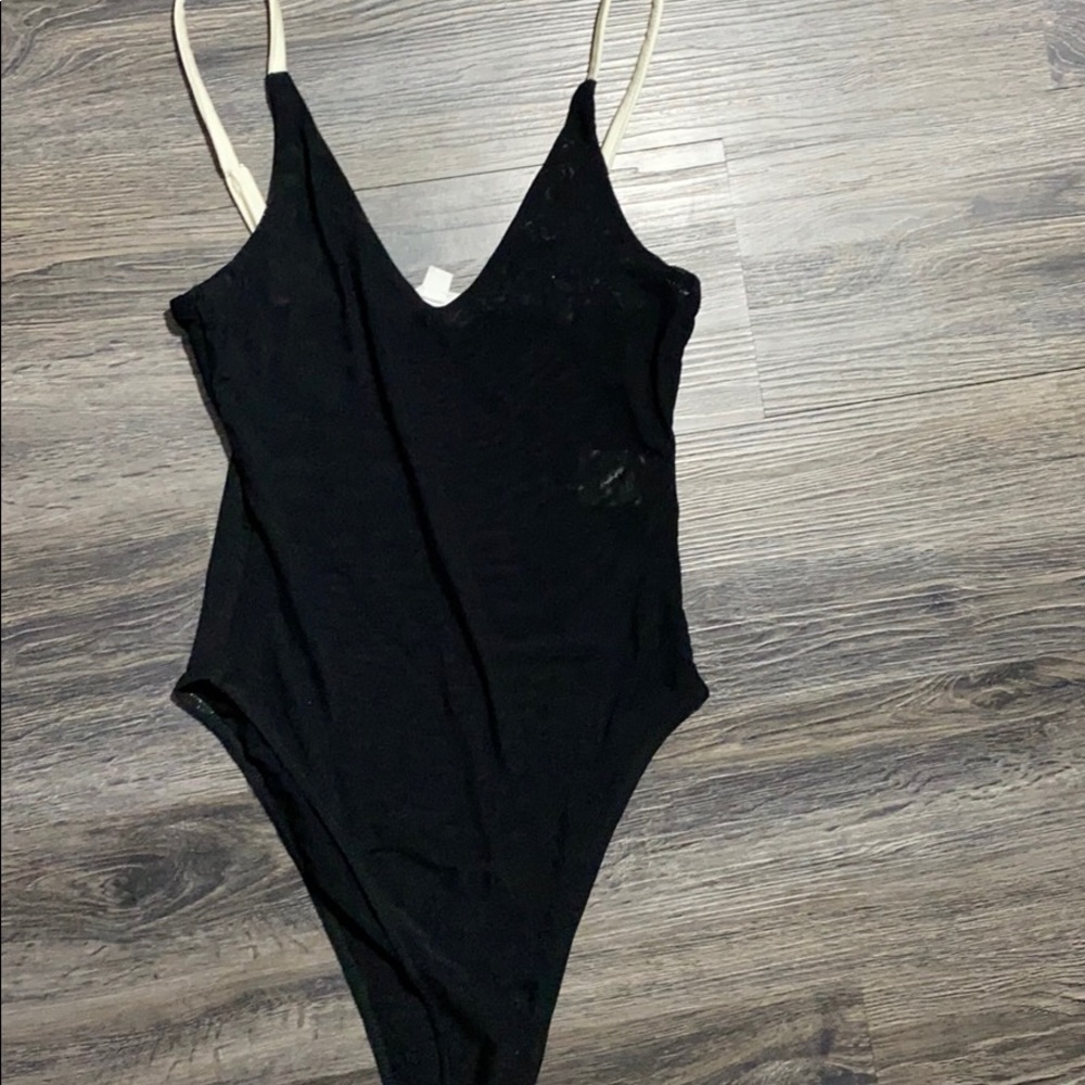 Black Mesh Bodysuit